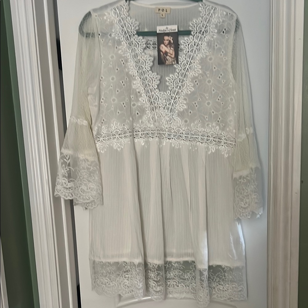 White Boho Dress